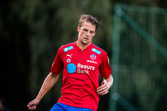 Helsingborgs Fredrik Liverstam deppar