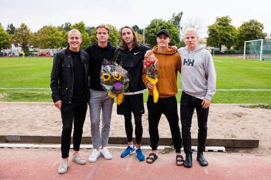 Jesper Westermark, August Erlingmark, Andreas Kramer, Erik