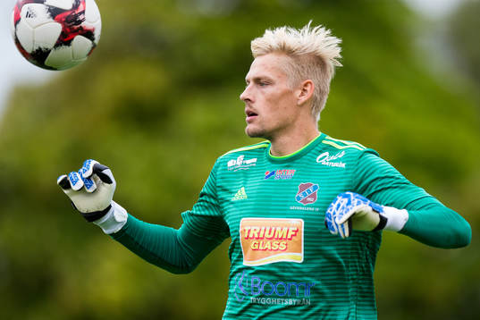Sävedalens målvakt Richard Jansson