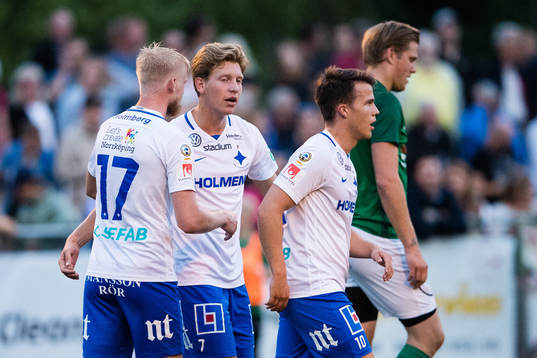 Norrköpings Kalle Holmberg, Alexander Fransson och Simon