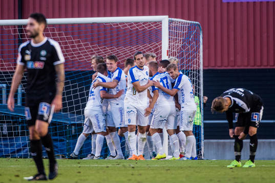 Akropolis firar 1-1 målet av 12 Nicklas Lindqvist