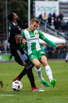 Carlstads Uchenna Ike och Hammarbys Oscar Krusnell