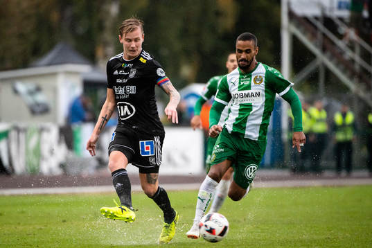 Carlstads Erik Sachs och Hammarbys Junes Barny