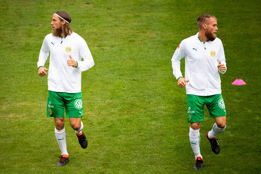 Hammarbys Björn Paulsen och David Fällman