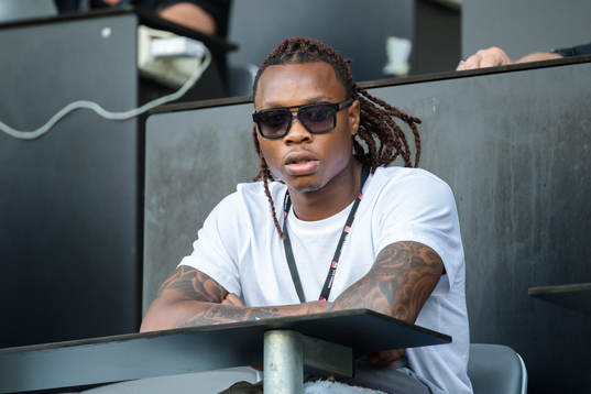 Carlos Strandberg of Malmö FF prior the UEFA Europa League