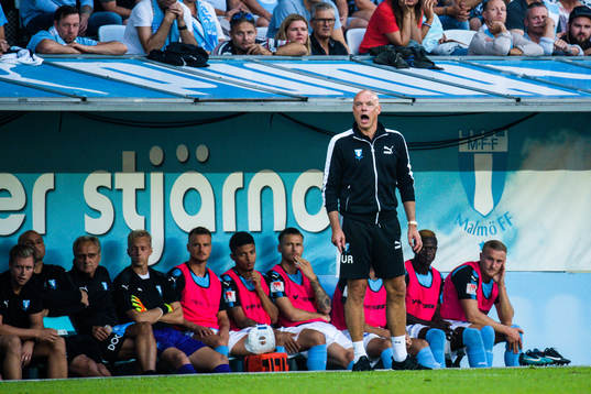 head coach Uwe Rösler of Malmö FF