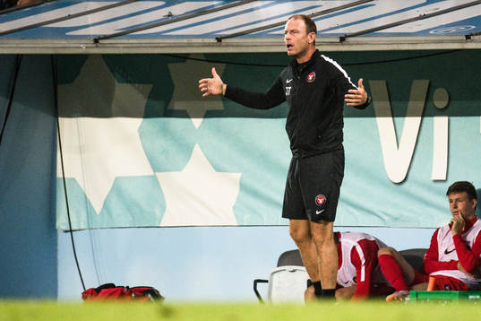 coach Jess Thorup of Midtjylland