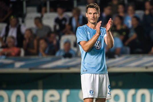 Markus Rosenberg  of Malmö FF looks dejected