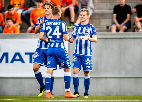 IFK Göteborgs Victor Wernersson jublar