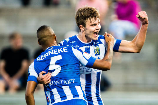 FK Göteborgs Marcus Degerlund jublar