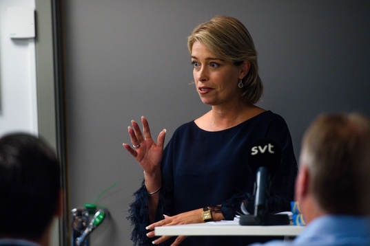 Idrottsminister Annika Strandhäll