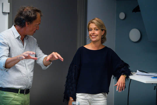 Lennart Ekdal och Idrottsminister Annika Strandhäll