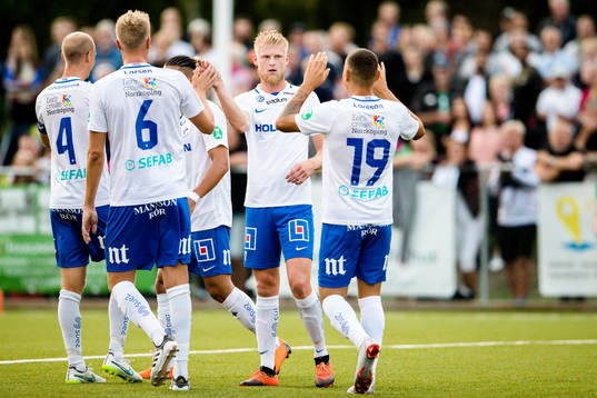 Norrköpings Kalle Holmberg jublar