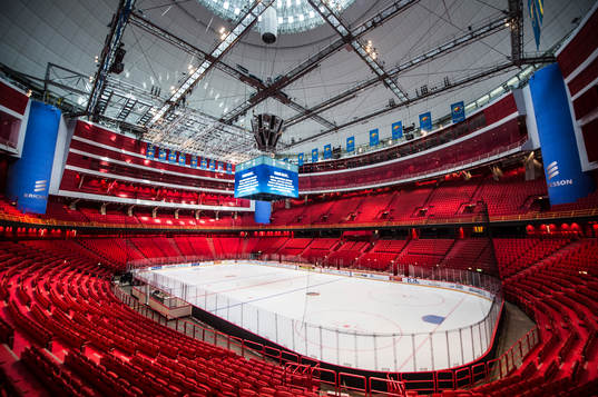 Interiör av Globen