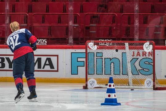All-Stars Syd Gabriel Landeskog prickskjuter