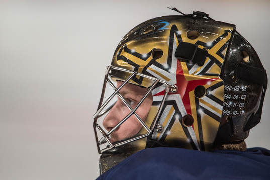 All-Stars Nord målvakt Oscar Dansk