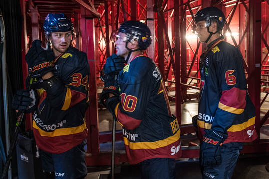 Djurgården Syd på väg ut för match mot All-Stars Nord