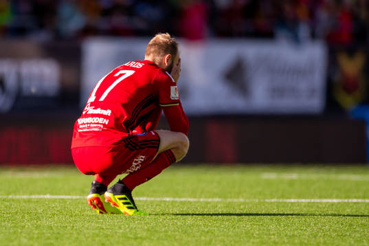 Östersunds Curtis Edwards deppar