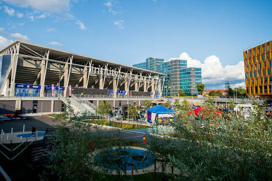 General view outside Intility Arena