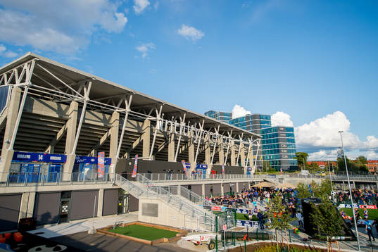 General view outside Intility Arena