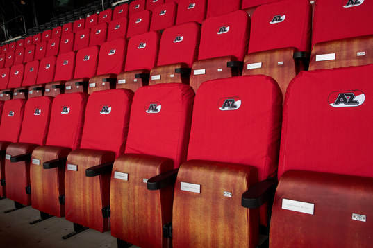 Empty seats at AFAS Stadion
