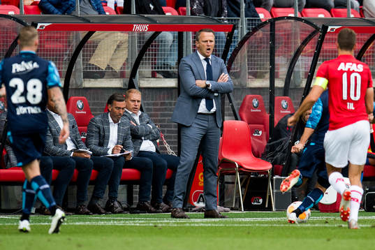 John Van Der Brom, coach of AZ Alkmaar