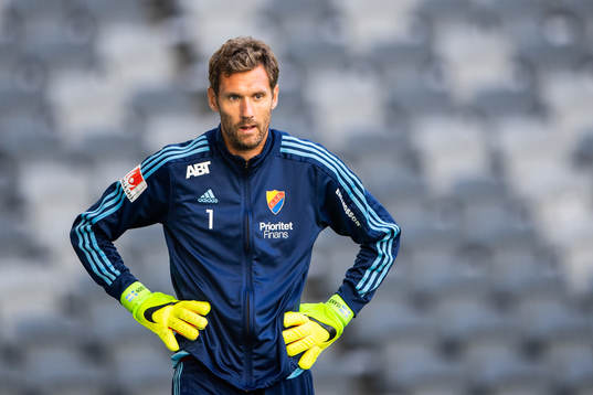 Djurgårdens målvakt Andreas Isaksson