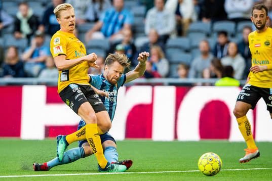 Elfsborgs Per Frick och Djurgårdens Jacob Une Larsson