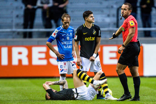 s Alexander Milosevic har ont