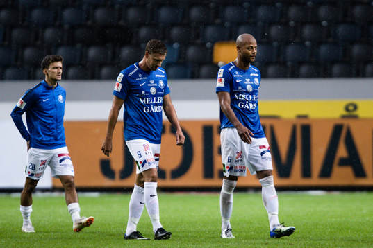 Trelleborgs Salif Camara Jönsson och Marcus Pode deppar