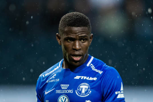 Trelleborgs Kofi Sarkodie deppar