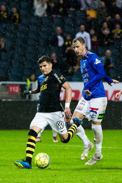 s Tarik Elyounoussi och Trelleborgs Zoran Jovanovic