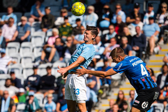 Malmö FFs Marcus Antonsson och Sirius Oscar Pehrsson