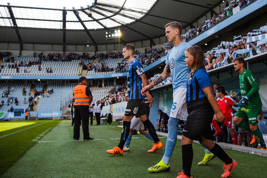 Malmö FFs Sören Rieks och Sirius Robert Åhman Persson