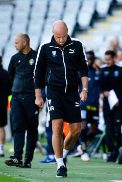 Malmö FFs tränare Uwe Rösler deppar
