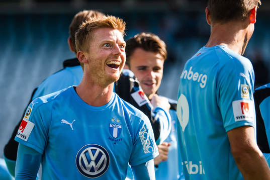 Malmö FFs Anders Christiansen jublar
