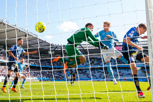 Malmö FFs Anders Christiansen gör 4-0 bakom Sirius