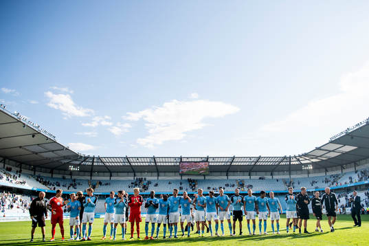 Malmö FFs spelare tackar publiken