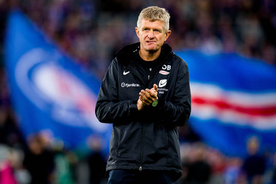 Lars Arne Nilsen, head coach of Brann, looks dejected
