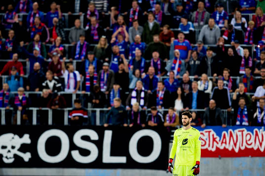 Goalkeeper Samuel Sahin-Radlinger of Brann