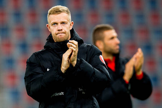 Peter Orry Larsen of Brann looks dejected