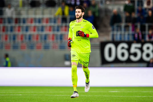 Goalkeeper Samuel Sahin-Radlinger of Brann
