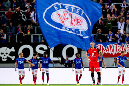 Vito Wormgoor of Brann looks dejected