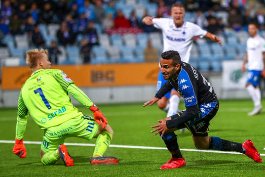 IFK Göteborgs Sargon Abraham gör 0-1