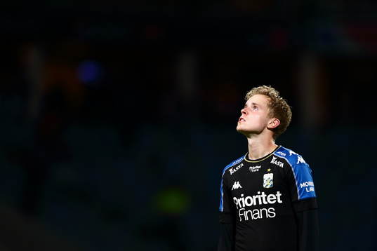 IFK Göteborgs Victor Wernersson deppar