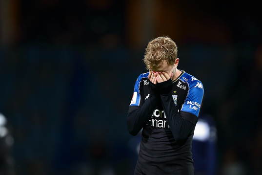 IFK Göteborgs Victor Wernersson deppar