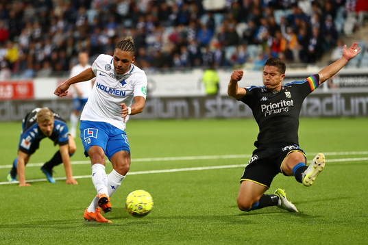 Norrköpings Alexander Jakobsen och David Boo Wiklander