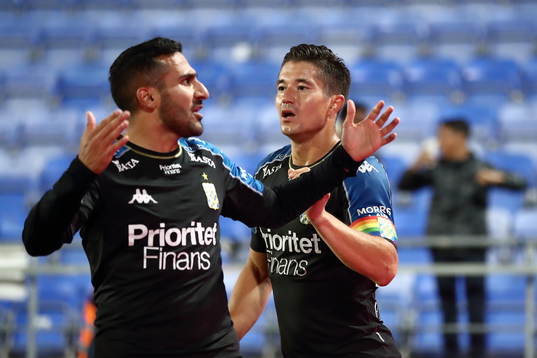 IFK Göteborgs Sargon Abraham och David Boo Wiklander