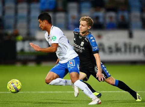 Norrköpings Ian Smith och IFK Göteborgs Sebastian Ohlsson
