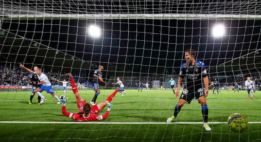 Mål 2-1 av Norrköpings Kasper Larsen